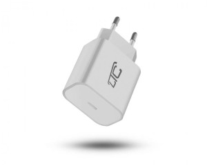 Ładowarka sieciowa USB-C QC 3.0 PD 3A 20W biała LTC