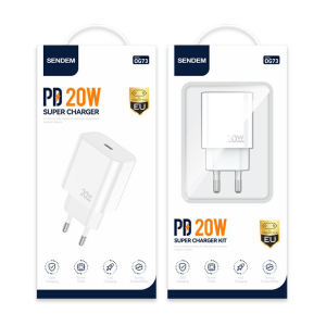 Ładowarka sieciowa 20W USB typu C z funkcją Power Delivery