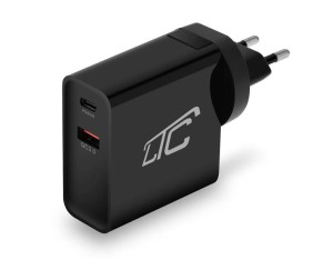 Ładowarka sieciowa MAX QC 3.0 PD 65W USB QC 3A GN.EU/USA czarna
